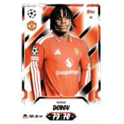 Completa tu colección Patrick Dorgu Manchester United Match Attax 2026-27