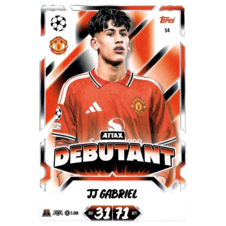 Busca y compra JJ Gabriel Attax Debutant Topps UCC Match Attax 2026-27