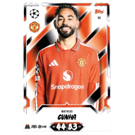 Compra online Matheus Cunha Manchester United Match Attax 2026-27