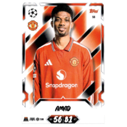 Compra online Amad Diallo Manchester United Topps UCC Match Attax 2026-27