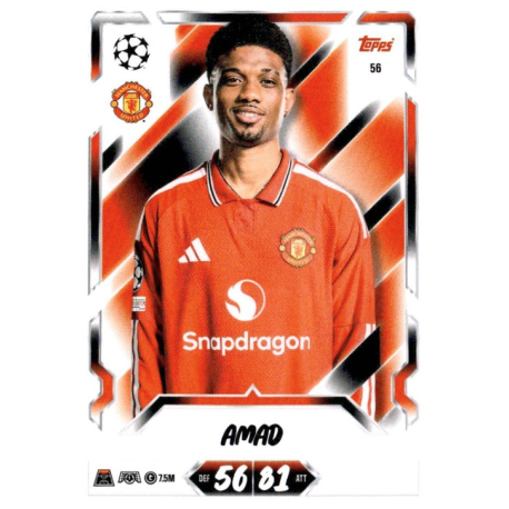 Compra online Amad Diallo Manchester United Topps UCC Match Attax 2026-27