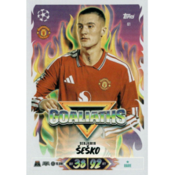 Busca y compra Benjamin Šeško Goaliaths Topps Match Attax UCC 2026-27