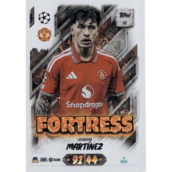 Colecciona Lisandro Martínez Fortress Topps UEFA Champions League Match Attax 2026-27