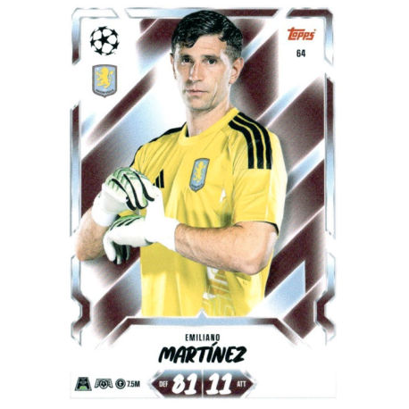 Consigue ahora Emiliano Martínez Aston Villa Match Attax Champions League 2026-27