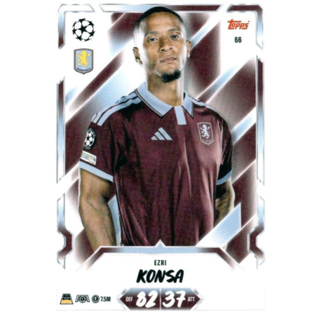 Añade a tu colección Ezri Konsa Aston Villa Match Attax 2026-27