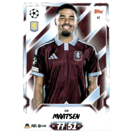 Get it now Ian Maatsen Aston Villa Topps Match Attax 2026-27