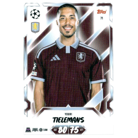 Consigue Youri Tielemans Aston Villa Topps Match Attax Champions League 2026-27