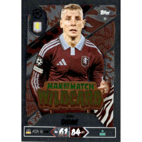Consigue Lucas Digne Man of the Match Wildcard Topps UCC Match Attax 2026-27