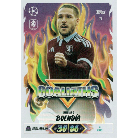 Get yours Emiliano Buendía Goaliaths Topps Match Attax Champions League 2026-27
