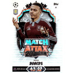 Encuentra Morgan Rogers Match Attax 20th Anniversary Match Attax 2026-27
