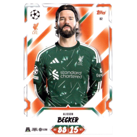 Añade a tu colección Alisson Becker Liverpool Topps UEFA Champions League Match Attax 2026-27