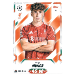 Completa tu colección Victor Muñoz Liverpool Topps UEFA Match Attax 2026-27