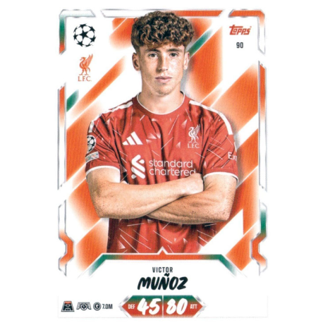 Find Victor Muñoz Liverpool Topps Match Attax 2026-27