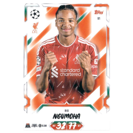 Find Rio Ngumoha Liverpool Topps Match Attax Champions League 2026-27