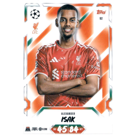 Compra Alexander Isak Liverpool Topps Match Attax Champions League 2026-27