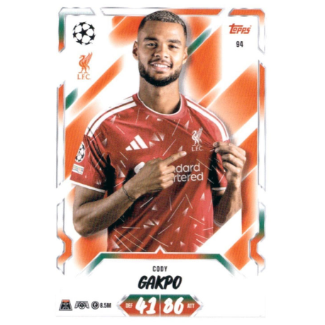 Colecciona Cody Gakpo Liverpool Topps Match Attax 2026-27