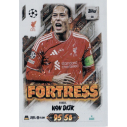 Busca y compra Virgil van Dijk Fortress Topps UEFA Champions League Match Attax 2026-27