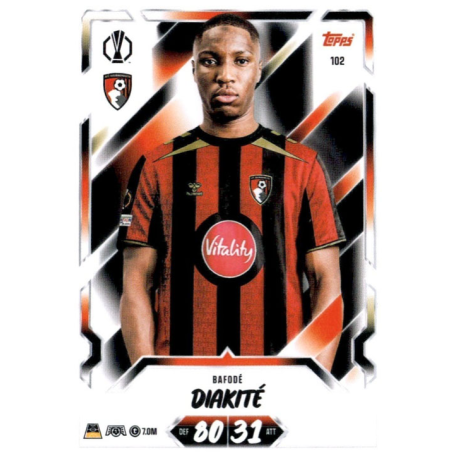 Añade a tu colección Bafodé Diakité AFC Bournemouth Topps Match Attax 2026-27