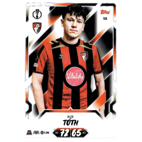 Completa tu colección Alex Toth AFC Bournemouth Match Attax Champions League 2026-27