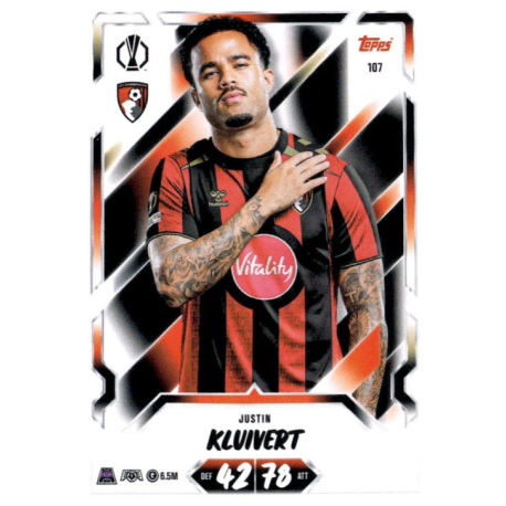 Complete your collection Justin Kluivert AFC Bournemouth Match Attax Champions League 2026-27