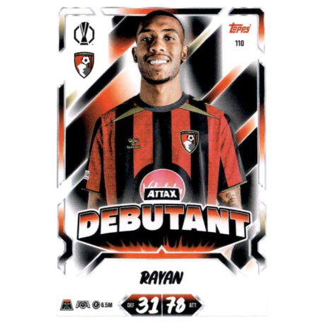 Compra online Rayan Attax Debutant Topps UEFA Champions League Match Attax 2026-27
