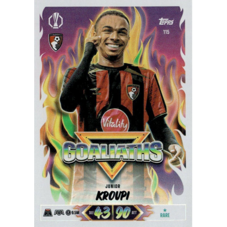 Compra Junior Kroupi Goaliaths Topps Match Attax UCC 2026-27