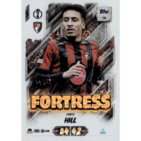Get it now James Hill Fortress Match Attax 2026-27