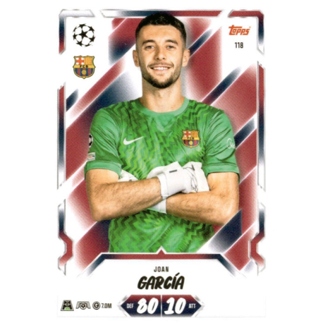 Get yours Joan García Barcelona Topps Match Attax UCC 2026-27