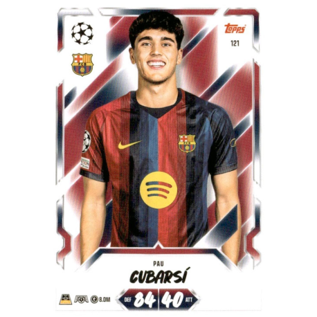 Get yours Pau Cubarsí Barcelona Topps Match Attax 2026-27