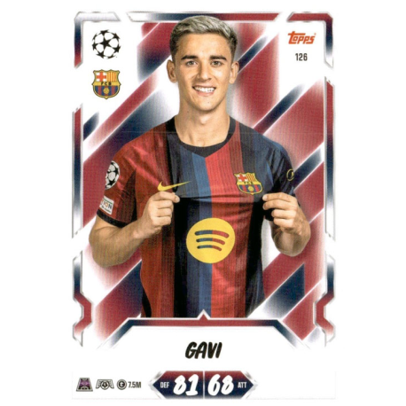 Colecciona Gavi Barcelona Topps UEFA Champions League Match Attax 2026-27