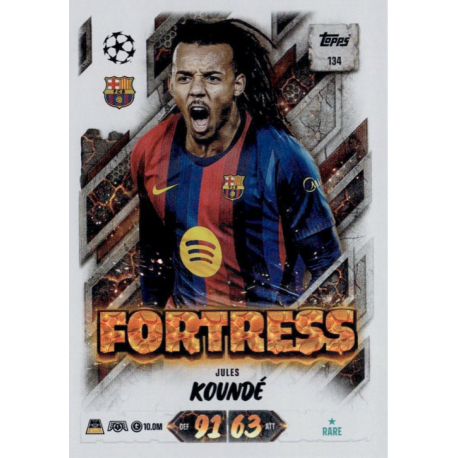 Consigue ahora Jules Koundé Fortress Topps UEFA Champions League Match Attax 2026-27