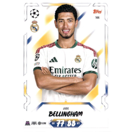 Consigue Jude Bellingham Real Madrid Match Attax Champions League 2026-27