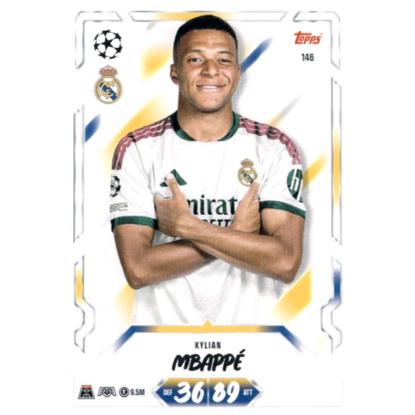 Añade a tu colección Kylian Mbappé Real Madrid Topps Match Attax UCC 2026-27