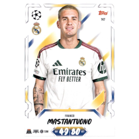 Añade a tu colección Franco Mastantuono Real Madrid Topps UEFA Champions League Match Attax 2026-27