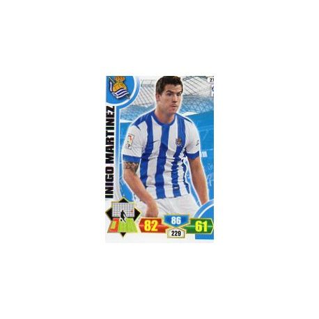 Iñigo Martínez Real Sociedad 274 Adrenalyn XL La Liga 2013-14