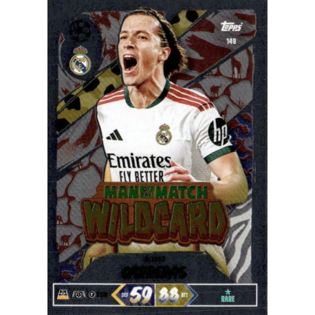 Añade a tu colección Álvaro Carreras Man of the Match Wildcard Topps Match Attax Champions League 2026-27