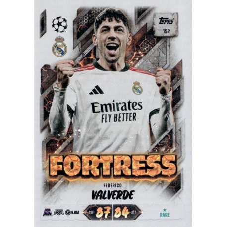 Complete your collection Federico Valverde Fortress Topps UEFA Match Attax 2026-27