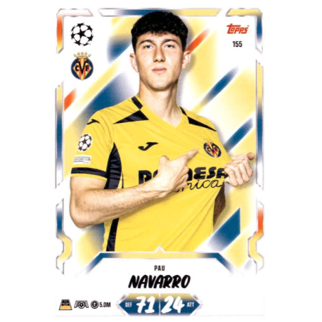 Get it now Pau Navarro Villarreal Match Attax Champions League 2026-27