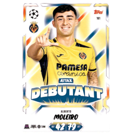 Hazte con Alberto Moleiro Attax Debutant Topps UEFA Champions League Match Attax 2026-27