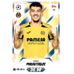Añade a tu colección Georges Mikautadze Villarreal Match Attax 2026-27