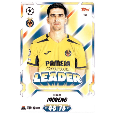 Complete your collection Gerard Moreno Leader Topps UEFA Match Attax 2026-27