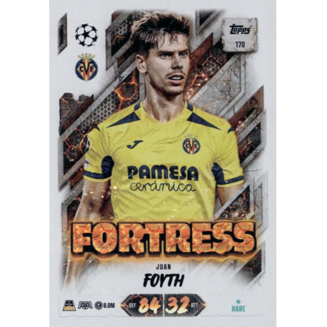 Colecciona Juan Foyth Fortress Topps UEFA Match Attax 2026-27