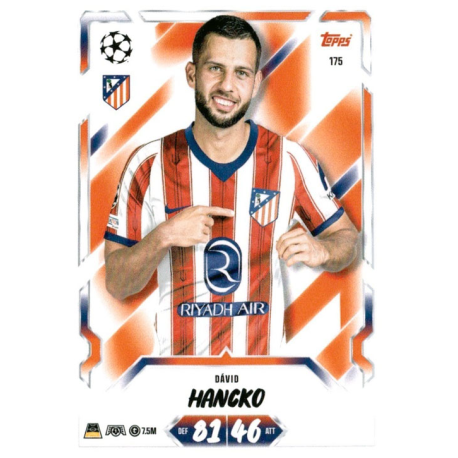 Add to your collection David Hancko Atlético Madrid Topps UCC Match Attax 2026-27