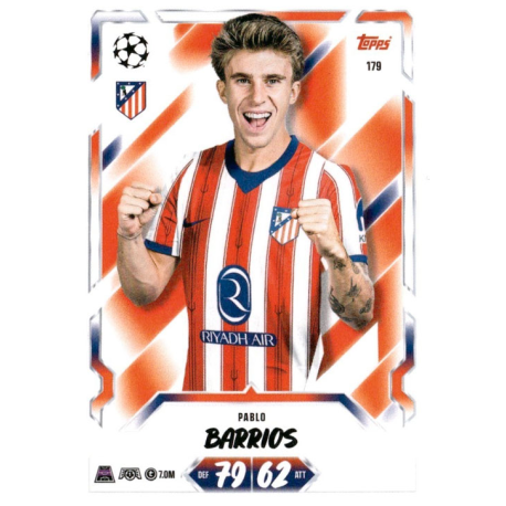 Complete your collection Pablo Barrios Atlético Madrid Topps UEFA Champions League Match Attax 2026-27