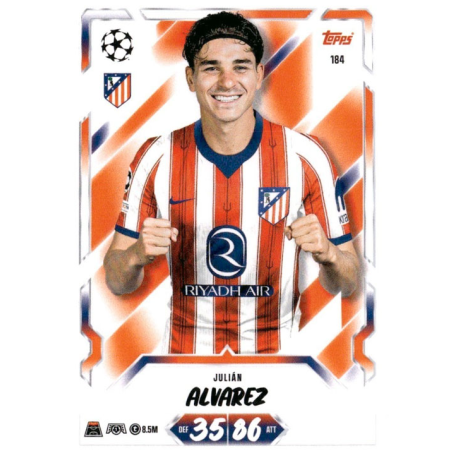 Consigue Julián Álvarez Atlético Madrid Topps Match Attax 2026-27