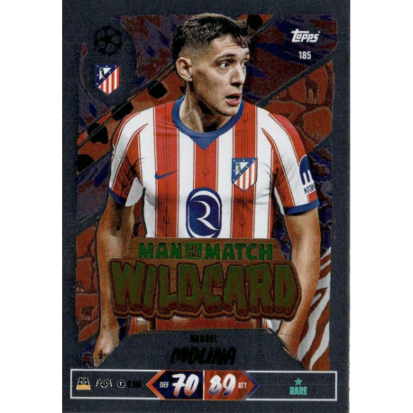 Encuentra Nahuel Molina Man of the Match Wildcard Match Attax Champions League 2026-27