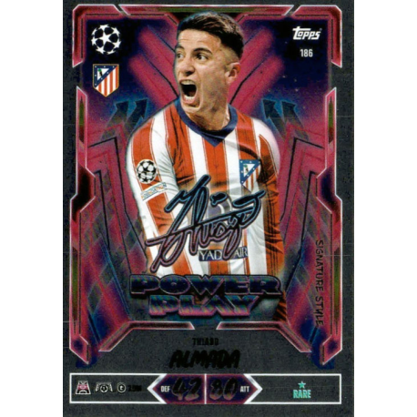 Buy Cards Thiago Almada Power Play Signature Style Match Attax Champions League 2026-27