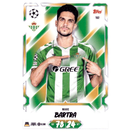 Buy Cards online Marc Bartra Real Betis Topps UEFA Champions League Match Attax 2026-27