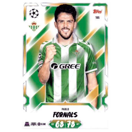 Colecciona Pablo Fornals Real Betis Topps Match Attax Champions League 2026-27