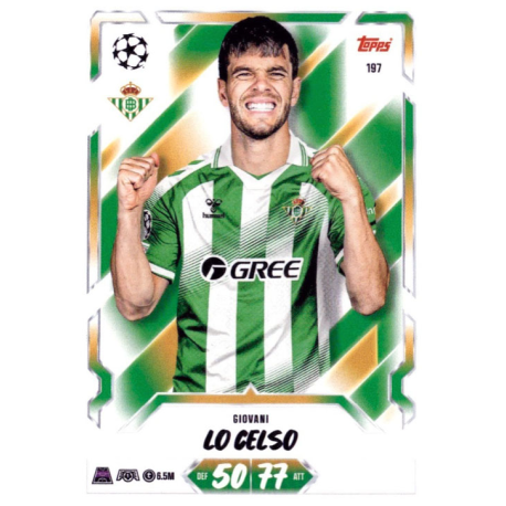Find and Buy Cards Giovani Lo Celso Real Betis Topps Match Attax 2026-27